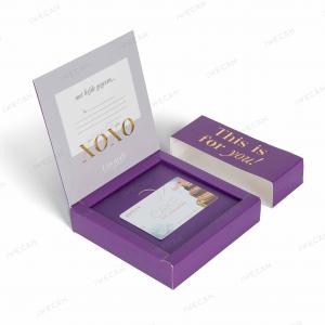 Luxury box with card insert