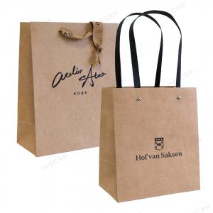 Kraft paper bag with special handle