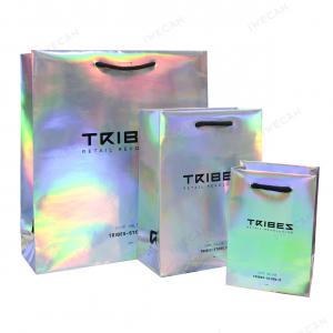 Laser silver paper bag