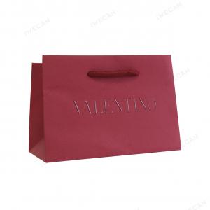 Red dyed paper & 3D hot foil logo bag